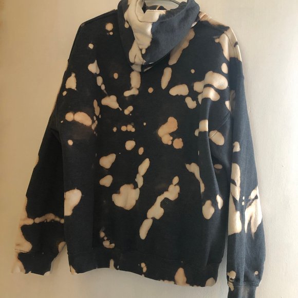 HOME DEPOT BLEACH DYED GREY HOODIE RARE UNIQUE - Picture 6 of 6